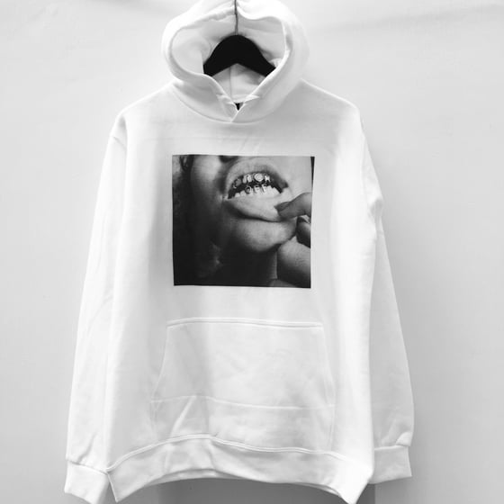 Image of Fuck Off hoodie white