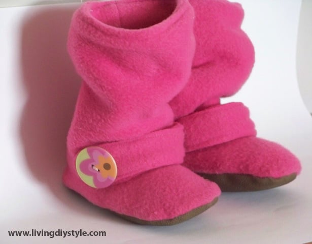 Kid's Slouchy Boots Sewing Pattern / livingdiystyle