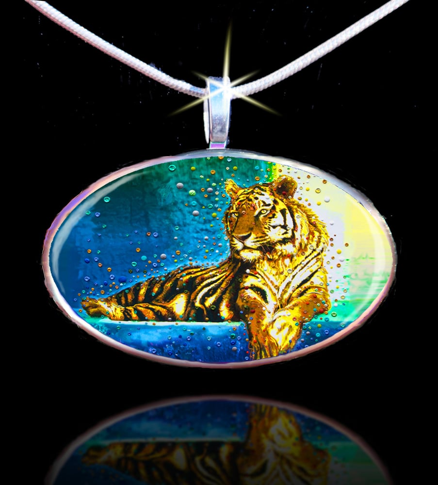 Image of Temple Tiger – Your Personal Spiritual Guardian & Protector - Positive Energy Pendant