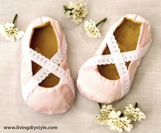 Image of Baby Ballet Flats Sewing Pattern