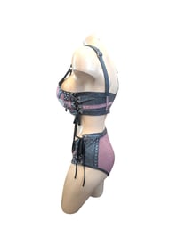 Image 4 of Pink and grey sequin set 