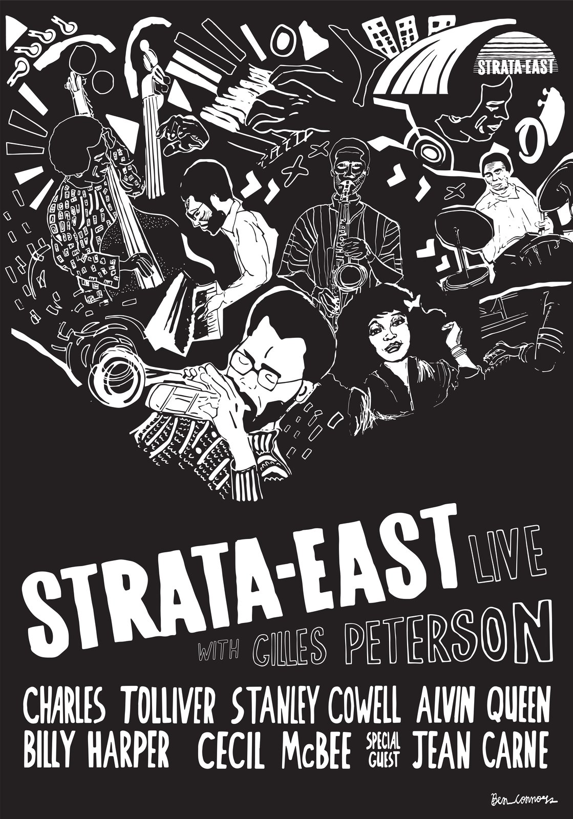 Strata East Live Poster / Ben Connors