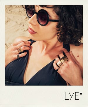 Image of Trio de bagues Carrées 2, 4 et 7mm