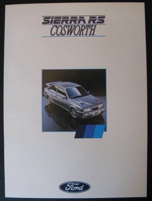 Image of Sierra RS Cosworth Showroom Sales Brochure