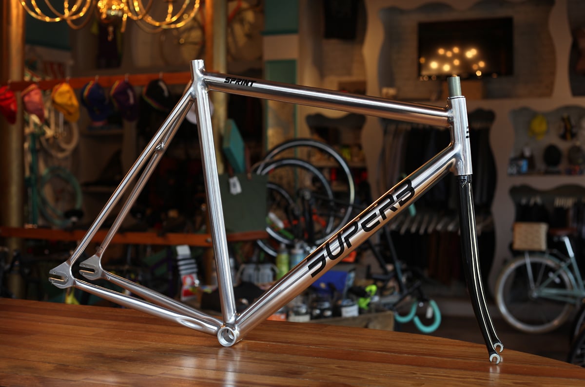 Steel track bike frameset hot sale