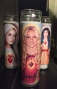 Image of Britney Spears Prayer Candle