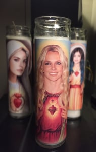 Image of Britney Spears Prayer Candle