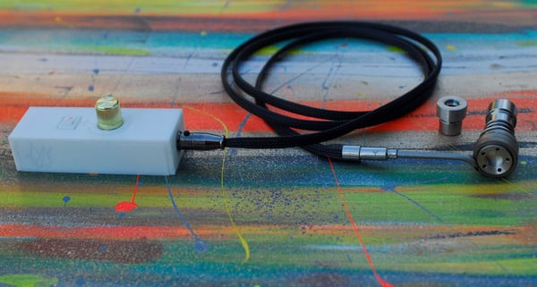 Image of Paper Crane Analog Enail  White/White w/ Gold Knob  On Sale! $150 with FREE 2 Day Priority Shipping!