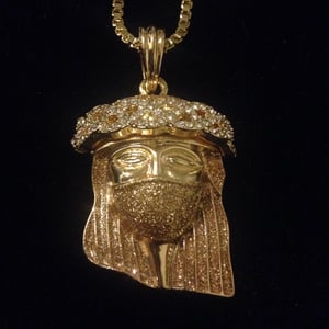 Image of Jesus piece with mask