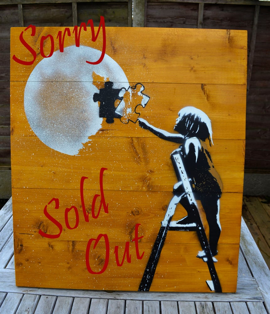 Image of "With 1 Piece Missing......" - Hand Made Wooden Panel