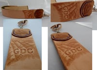 Image 1 of Straight Razor or Knife Strop. Personalized & hand tooled