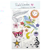 Image 3 of  Unicorn Temporary Tattoos