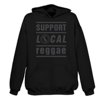 Support Local Reggae Blackout Hoodie