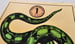 Image of Snake Oil Hand Silkscreened Painting