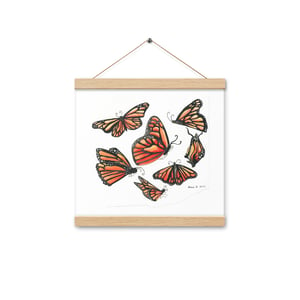 Monarch Poster with hangers