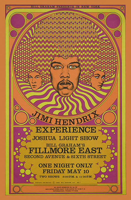 Jimi Hendrix Experience at the Fillmore East 1968