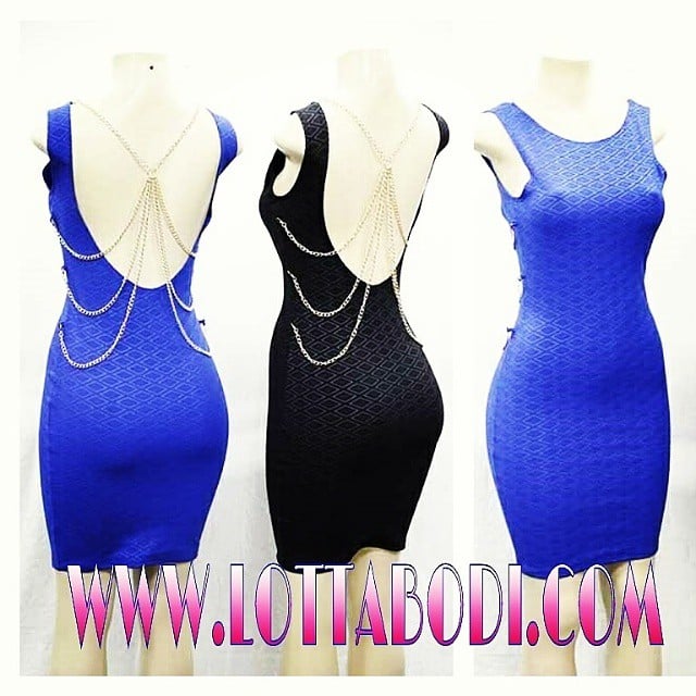 Chain Dress (Royal Blue Only)