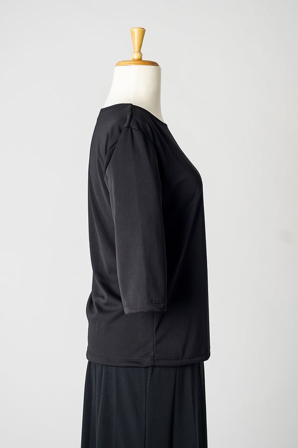 Jersey Round Neck Top (101) Image 2