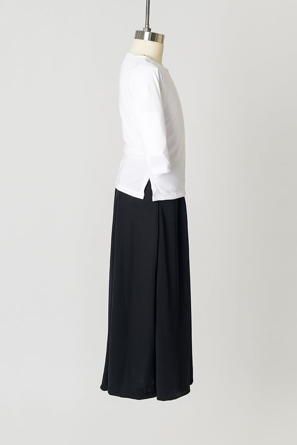 Girls' White Jersey Tunic Top (133 WHT) Image 2