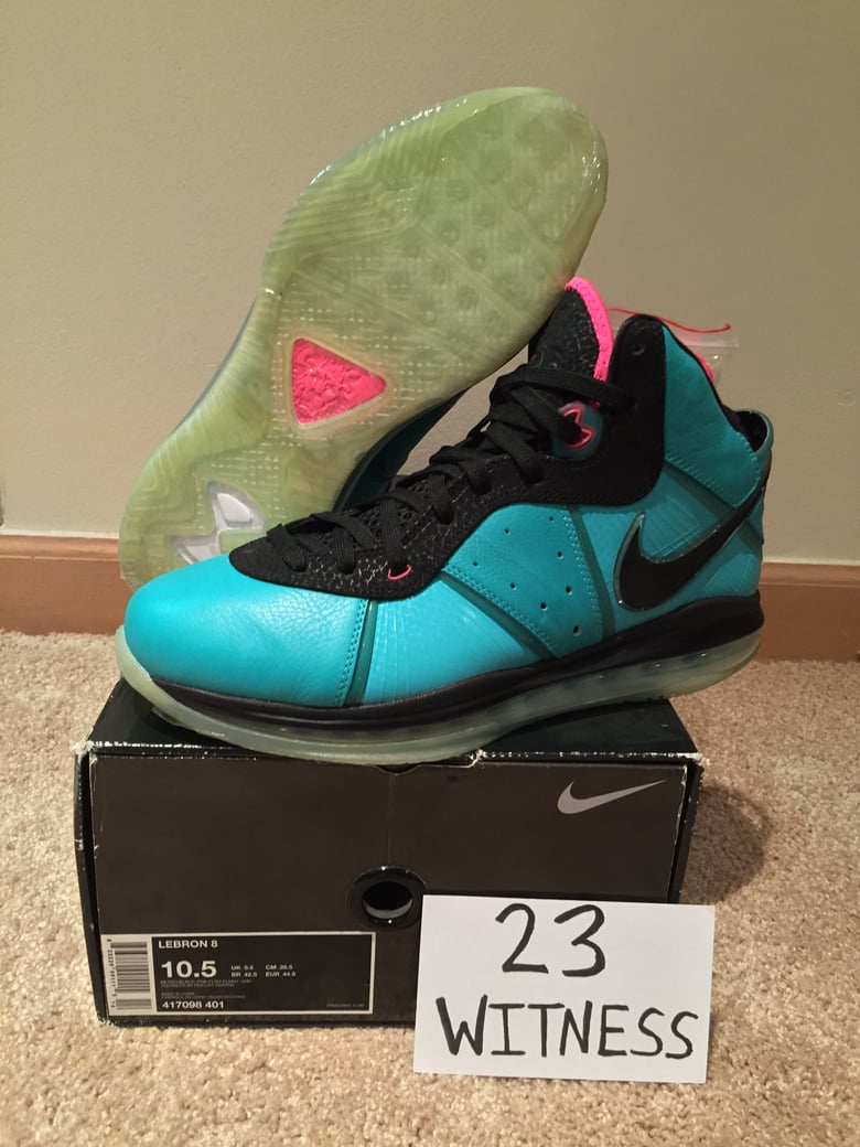 Image of Nike LeBron 8 V1 "South Beach"