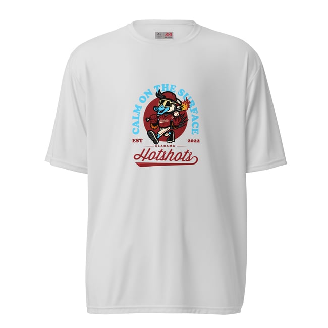 Hotshots "Calm on the Surface" Ruddy A4 Performance Tee