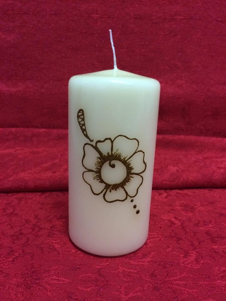 Image of Basic Design Henna Candle