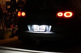 Image of License Plate Bulbs With Resistors - Error Free Fits: Tiguan all years