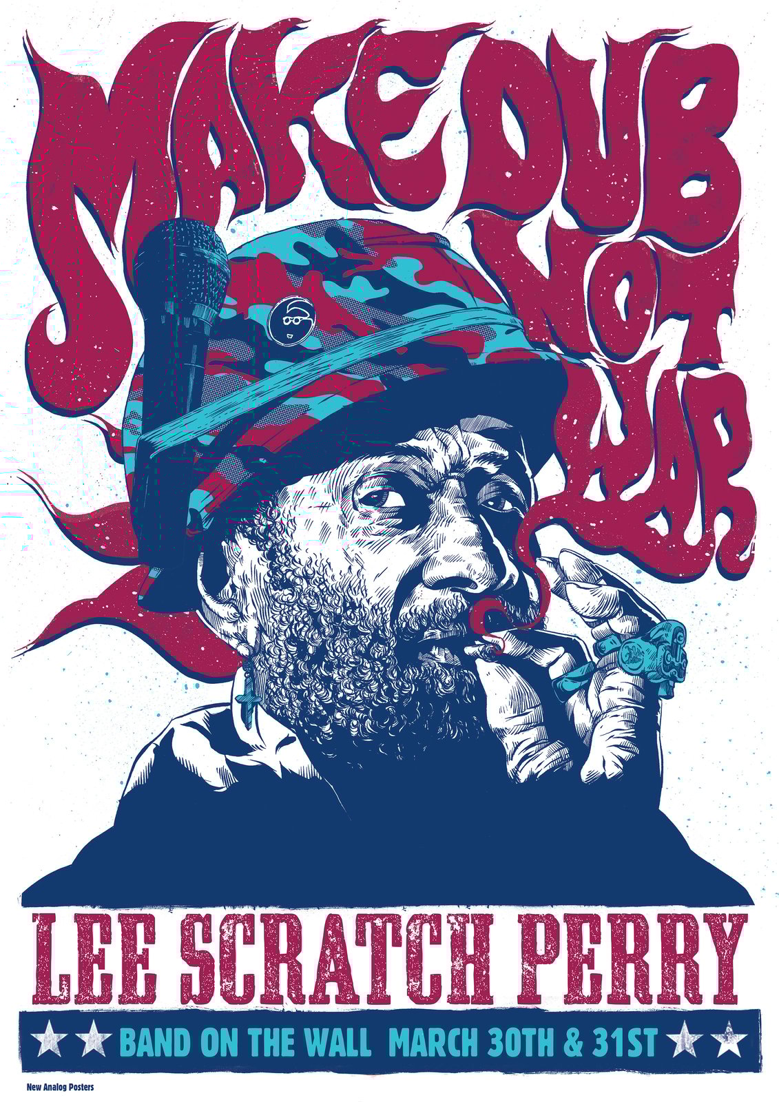 Lee Scratch Perry - Band On The Wall 2015 / New Analog Posters