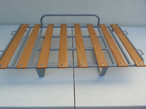 Image of VINTAGE SILVER POWDER COAT VW GHIA DECK-LID