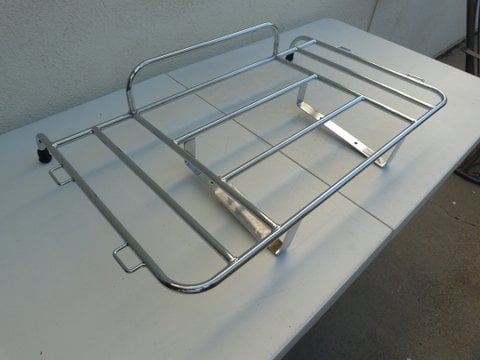 Image of VW GHIA DECK-LID – CHROME FRAME ONLY