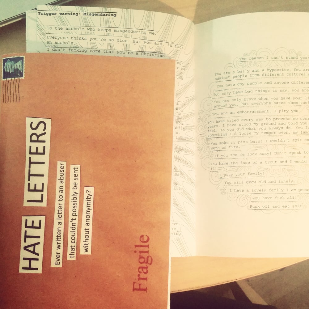 Hate Letters zine | Queer Punx
