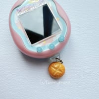 Image 1 of Miniature Bread - Polymer Clay Tamagotchi Uni Dust Plug