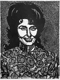 Image 1 of “You’re Lookin’ at Country” Limited Edition Lino Print