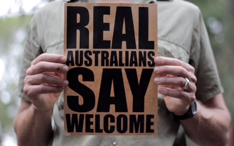 Image of Real Australians Say Welcome Poster (small)