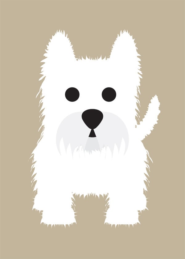 Schipperke, Vizsla, Wheaten Terrier, Westie Collection