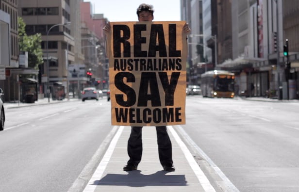 Image of Real Australians Say Welcome Poster (large)