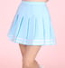 Image of Made To Order - Baby Blue Cheerleading Skirt by GFD