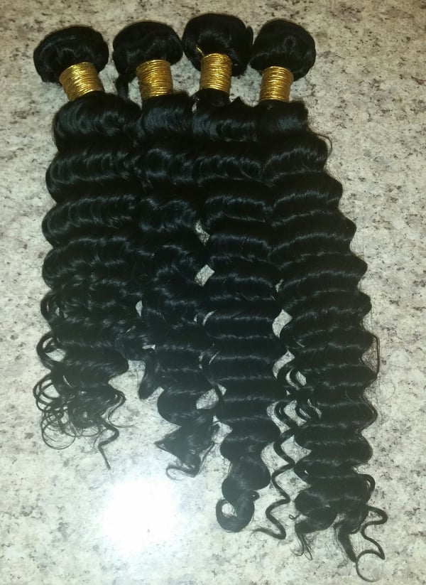 Image of Deep Wave Hair Extension (3 Bundles and Closure)