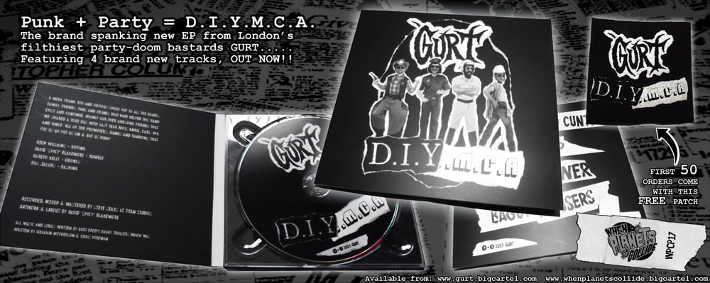 Image of GURT - 'DIYMCA' EP CD