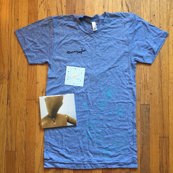 Image of "Lady Luck" t-shirt, signed "11:11" CD + sticker