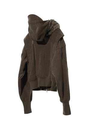 Image of EQUALNEAR - Phantom Zip Hoodie (Olive)