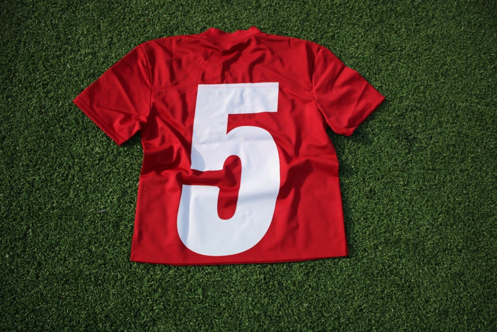 Image of Black rose practice jersey (RED)