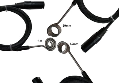 Image of 16mm, 20mm, & Flat Kevlar Heater Coils