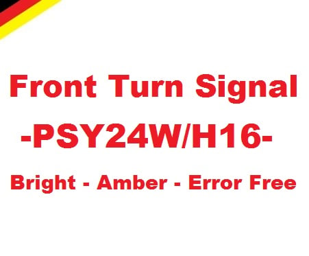 Image of Front Turn Signals H16 PSY24W Error Free fits: Most Audi Models