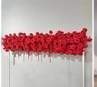 Image 3 of Red Flower runners 220 cm long  for rent only 