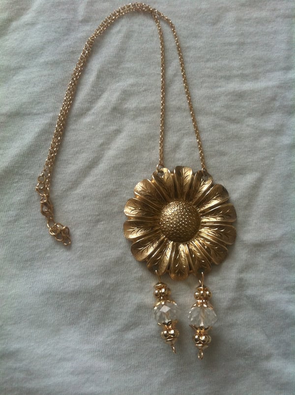 Image of Sunflower necklace