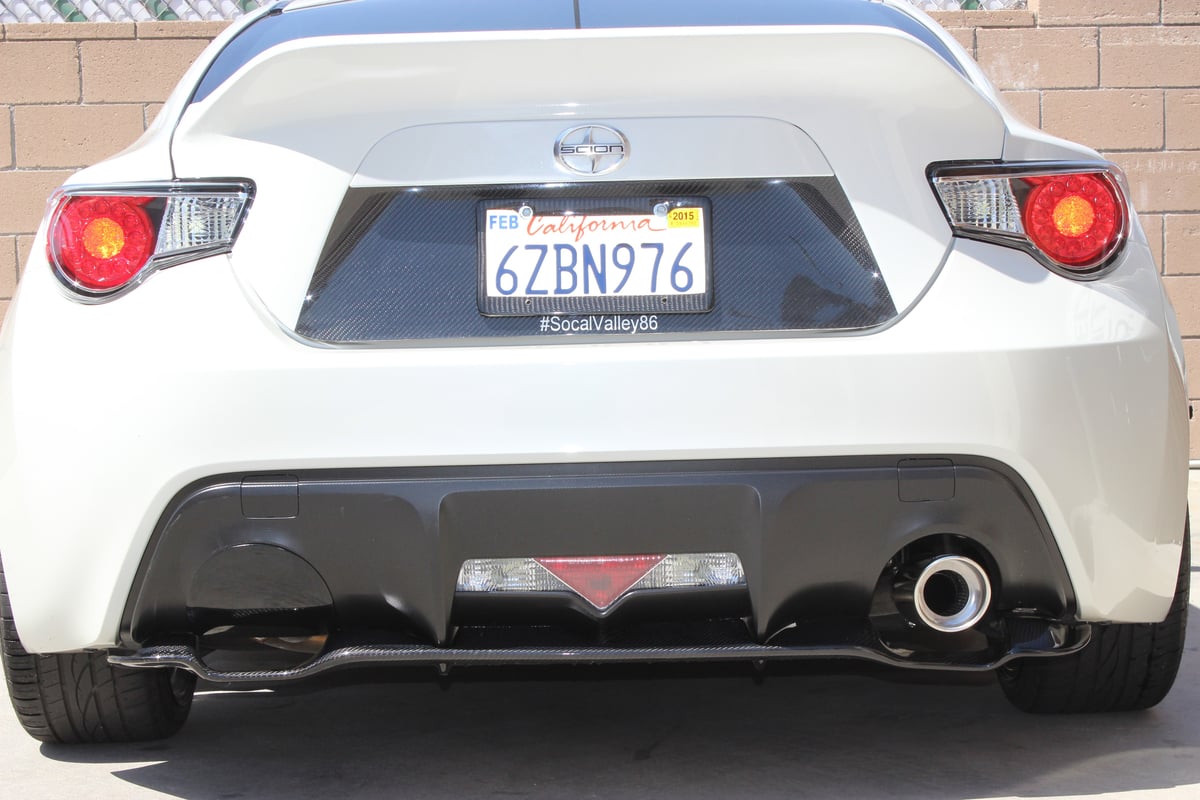 Innovated Dynamics — Innovated Dynamics Rear Muffler Delete Covers (FRS