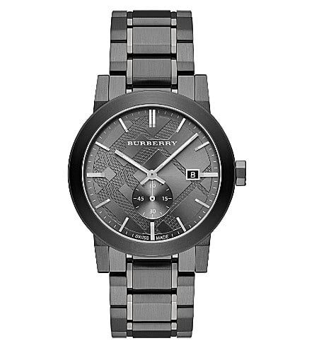 Image of Burberry Stainless Steel Watch BU9902