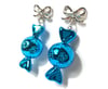 Candy Pop earrings ~ Aqua Bon Bon