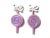 Candy Pop earrings ~ Lavender Lolly